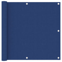 Balkonscherm Oxford Stof Blauw 90 x 500 cm