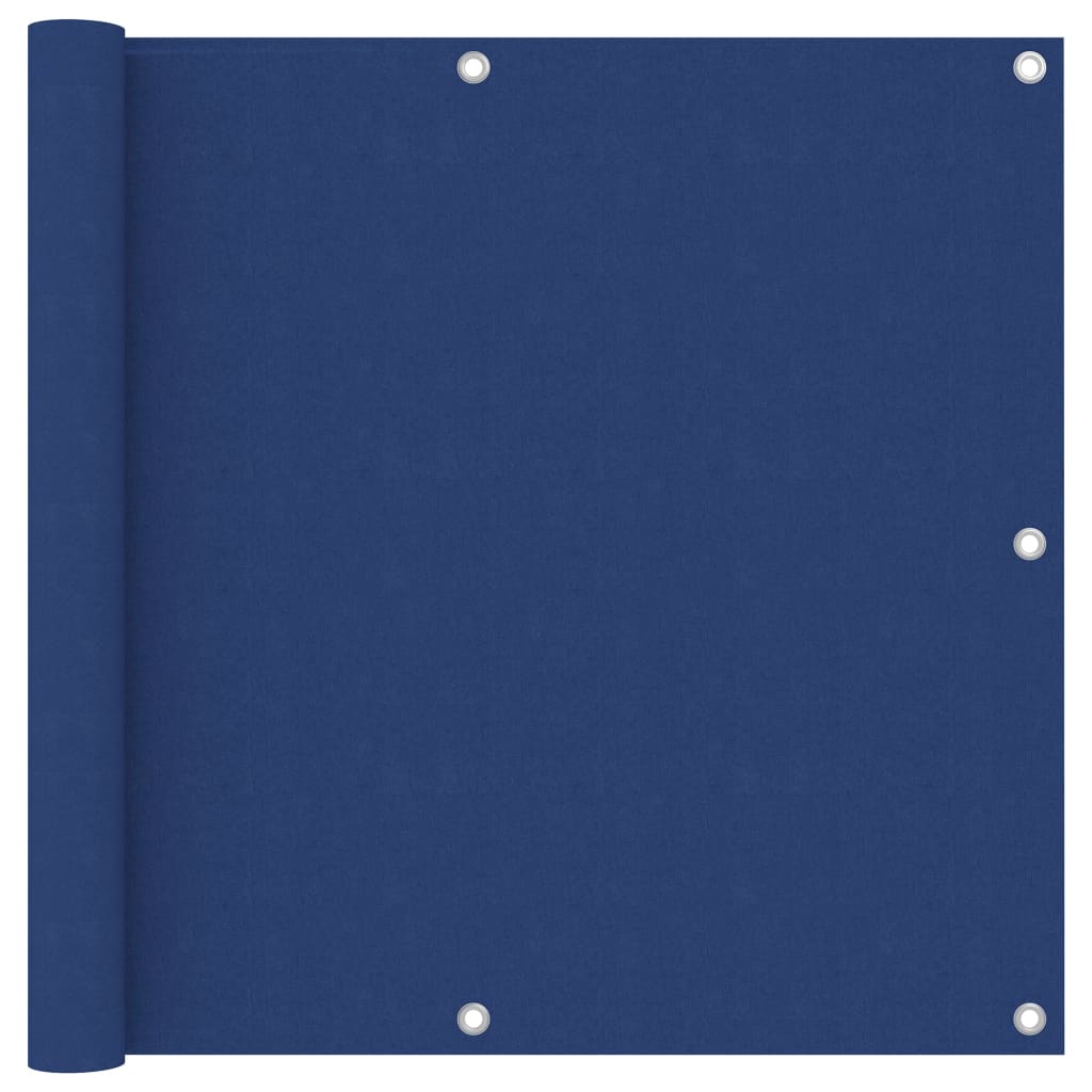 Balkonscherm Oxford Stof Blauw 90 x 600 cm