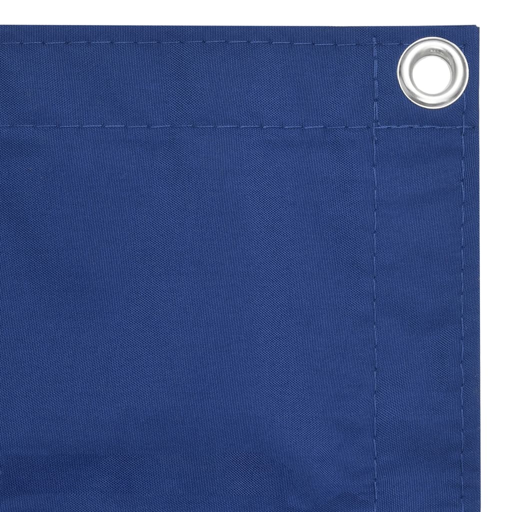 Balkonscherm Oxford Stof Blauw 90 x 600 cm