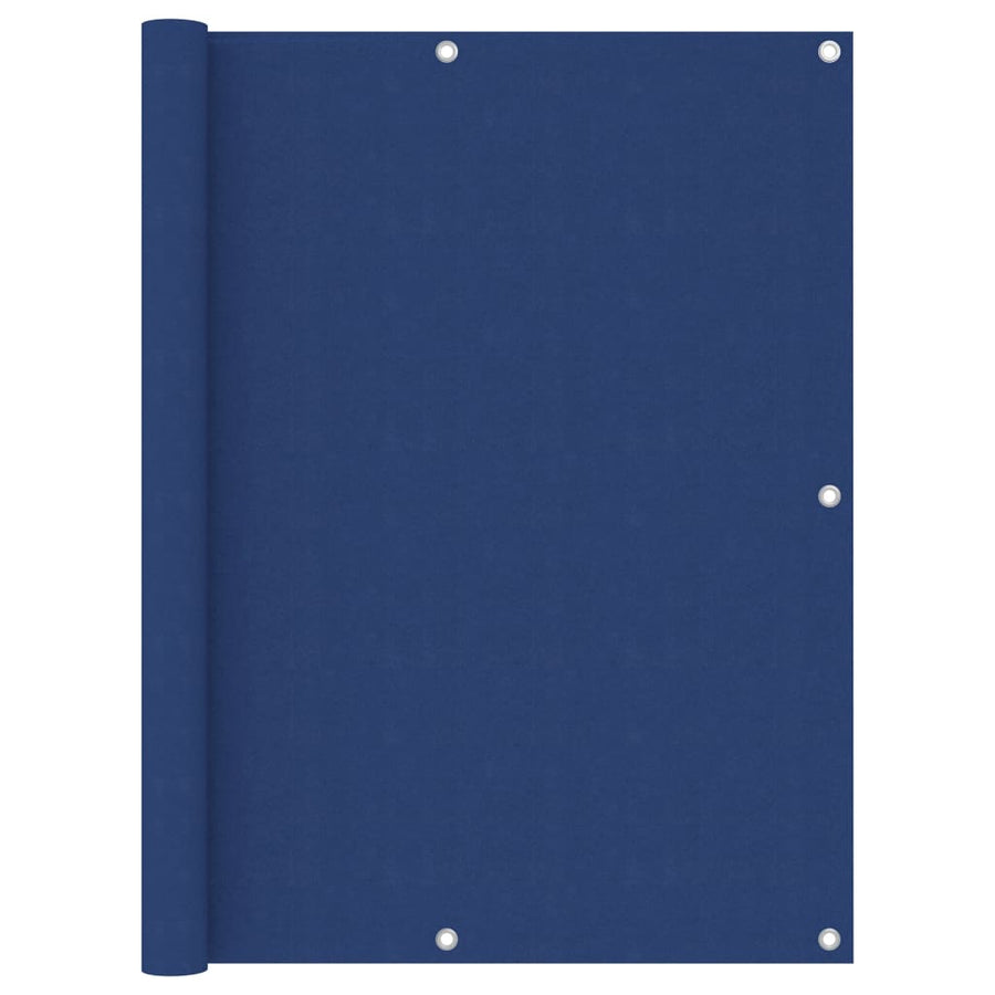 Balkonscherm 120x400 cm oxford stof blauw 120 x 400 cm
