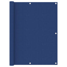 Balkonscherm 120x500 cm oxford stof blauw 120 x 500 cm