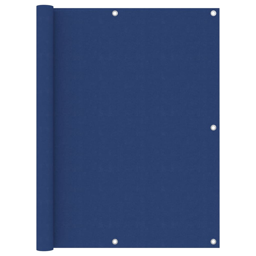 Balkonscherm 120x500 cm oxford stof blauw 120 x 500 cm