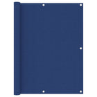Balkonscherm 120x600 cm blauw oxford stof