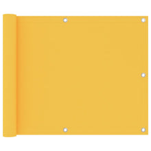 Balkonscherm Oxford Stof Geel 75 x 300 cm