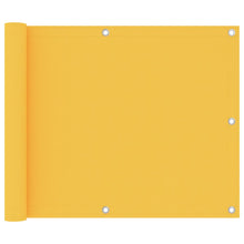 Balkonscherm Oxford Stof Geel 75 x 600 cm