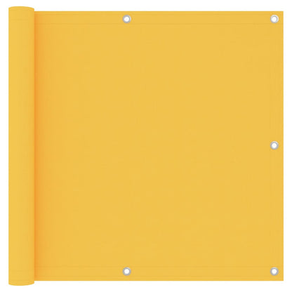 Balkonscherm Oxford Stof Geel 90 x 300 cm