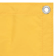 Balkonscherm Oxford Stof Geel 90 x 300 cm