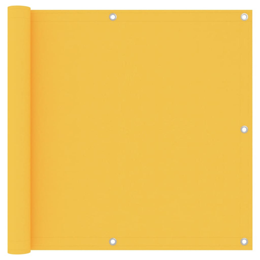 Balkonscherm Oxford Stof Geel 90 x 500 cm