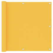 Balkonscherm 90x600 cm geel oxford stof