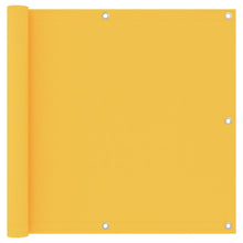 Balkonscherm Oxford Stof Geel 90 x 600 cm