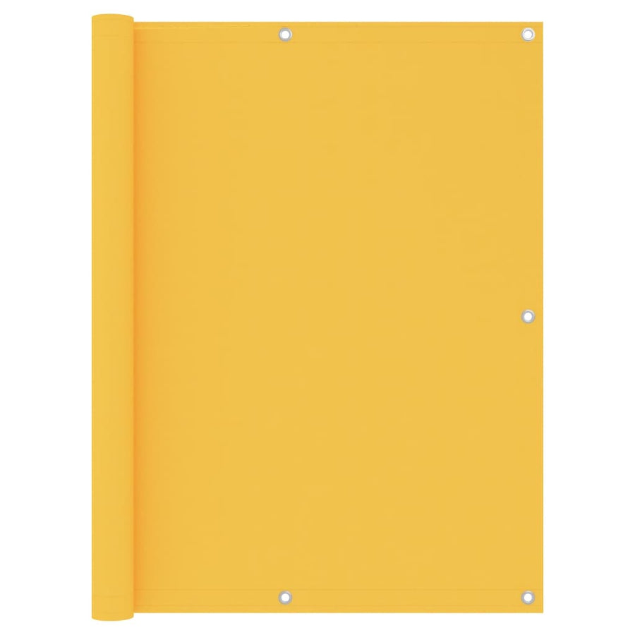 Balkonscherm Oxford Stof Geel 120 x 400 cm