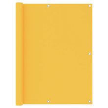 Balkonscherm Oxford Stof Geel 120 x 600 cm