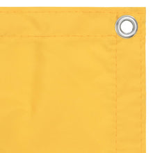 Balkonscherm Oxford Stof Geel 120 x 600 cm