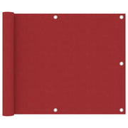 Balkonscherm 75x500 cm oxford stof rood