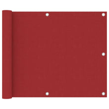 Balkonscherm Oxford Stof Rood 75 x 500 cm