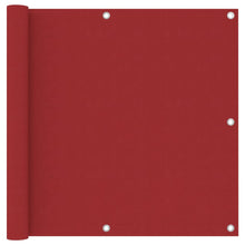 Balkonscherm 90x300 cm oxford stof rood