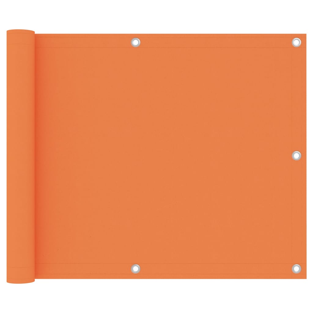 Balkonscherm Oxford Stof Oranje Orange 75 x 300 cm