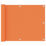Balcony screen 75x500 cm oxford fabric orange