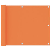 Balkonscherm Oxford Stof Oranje Orange 75 x 500 cm