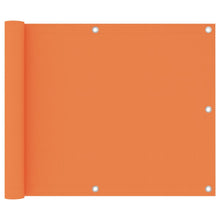 Balkonscherm Oxford Stof Oranje Orange 75 x 600 cm