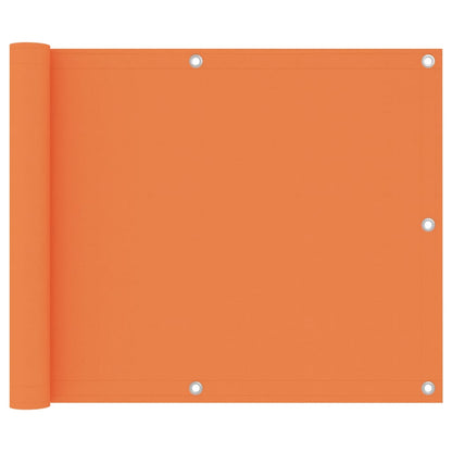 Balkonscherm Oxford Stof Oranje Orange 75 x 600 cm