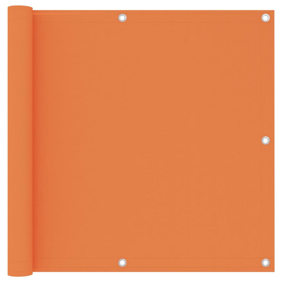 Balkonscherm Oxford Stof Oranje Orange 90 x 600 cm