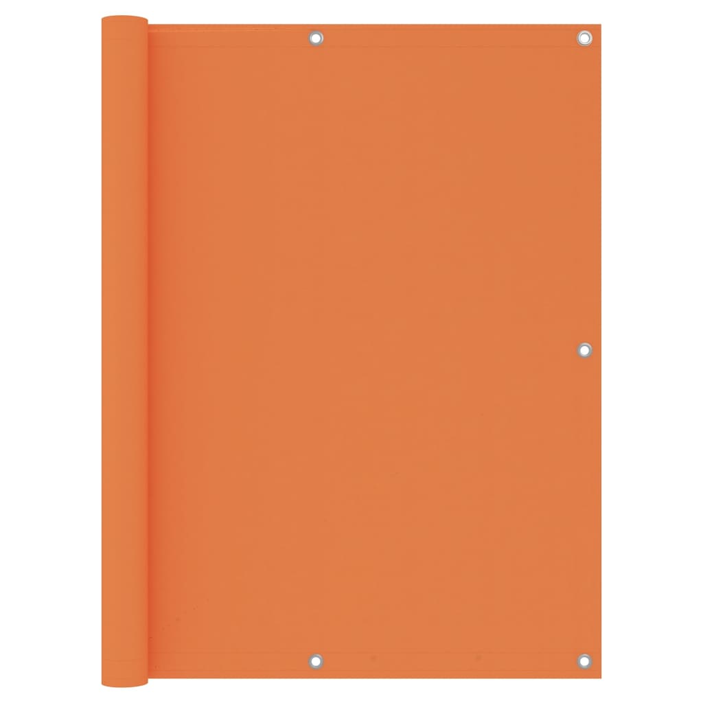 Balkonscherm Oxford Stof Oranje Orange 120 x 400 cm