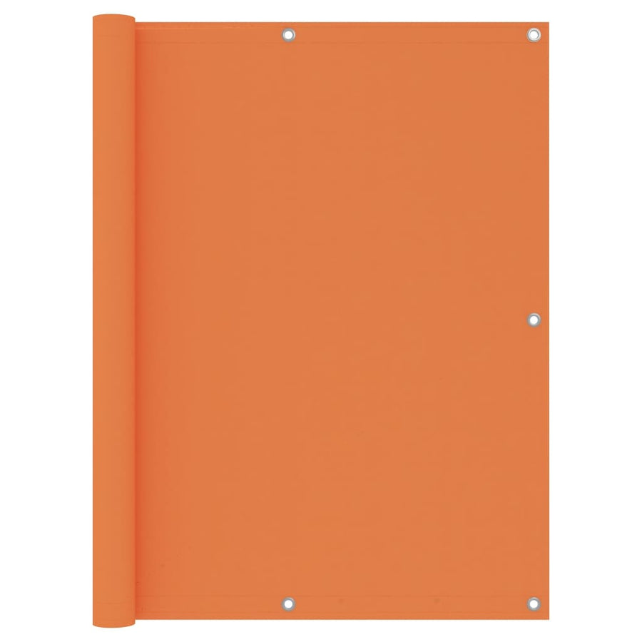 Balkonscherm Oxford Stof Oranje Orange 120 x 400 cm