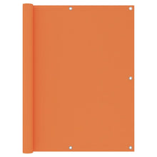 Balkonscherm Oxford Stof Oranje Orange 120 x 600 cm