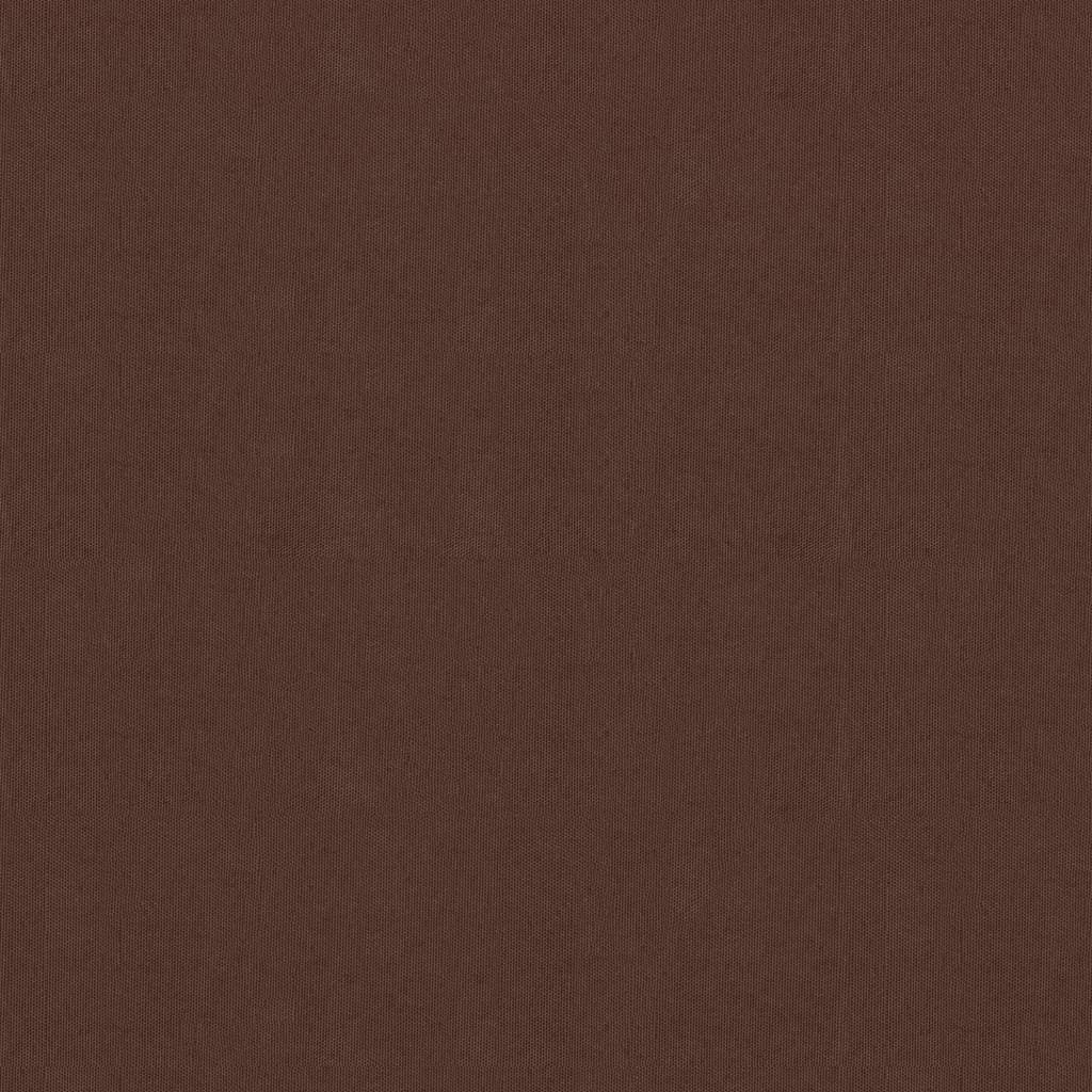 Balkonscherm 75x500 cm oxford stof bruin 75 x 500 cm