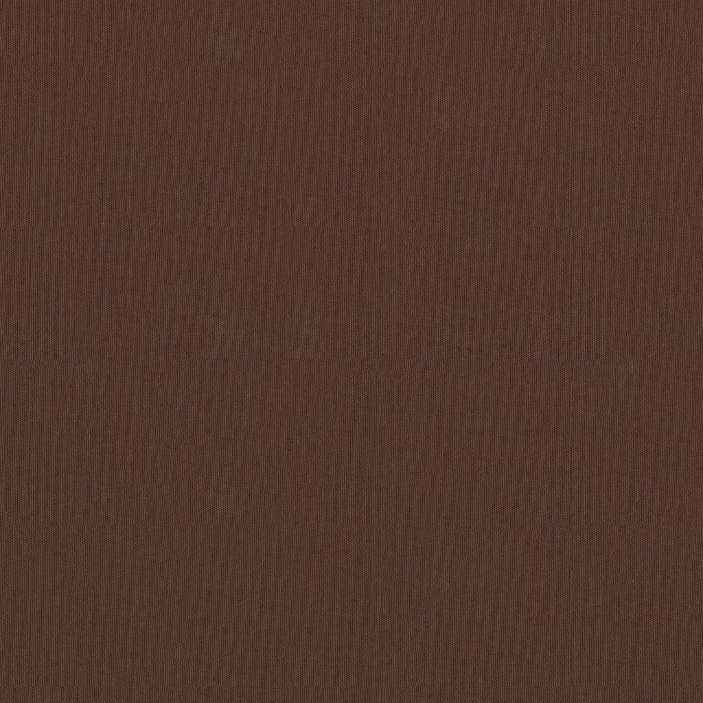 Balkonscherm 75x600 cm oxford stof bruin 75 x 600 cm