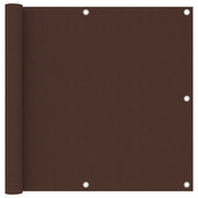 Balkonscherm 90x300 cm bruin oxford stof