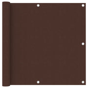 Balkonscherm 90x500 cm oxford stof bruin