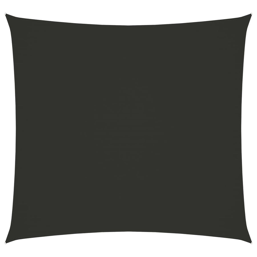 Zonnescherm vierkant 2,5x2,5 m oxford stof antracietkleurig 2.5 x 2.5 m Antraciet