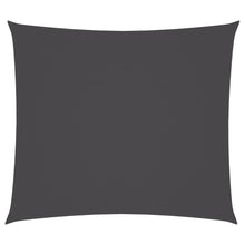 Zonnescherm rechthoekig 2x2,5 m oxford stof antracietkleurig