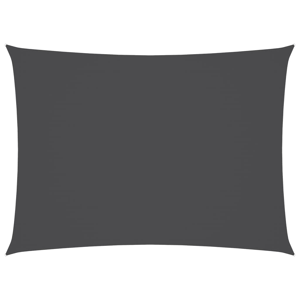 Zonnescherm Rechthoekig 2,5X4 M Oxford Stof Kleurig Antraciet 2.5 x 4 m