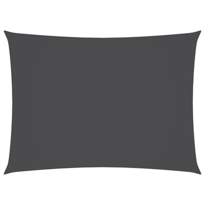 Zonnescherm Rechthoekig 2,5X4 M Oxford Stof Kleurig Antraciet 2.5 x 4 m