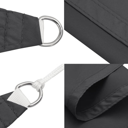 Zonnescherm Rechthoekig 2,5X4 M Oxford Stof Kleurig Antraciet 2.5 x 4 m