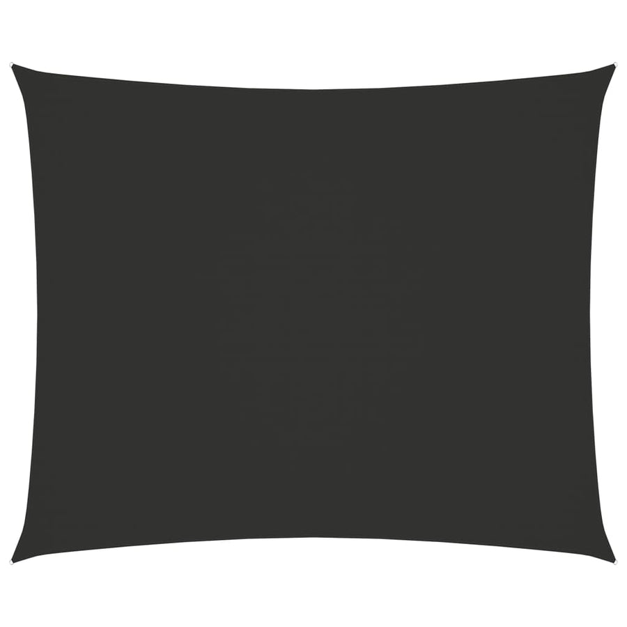 Zonnescherm rechthoekig 3,5x4,5 m oxford stof antracietkleurig 3.5 x 4.5 m