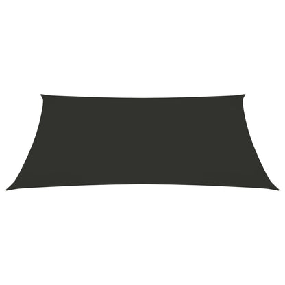 Zonnescherm rechthoekig 3,5x4,5 m oxford stof antracietkleurig 3.5 x 4.5 m