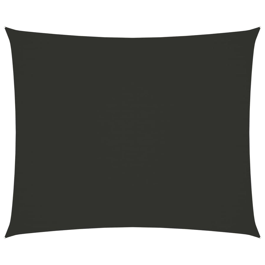 Zonnescherm rechthoekig 4x5 m oxford stof antracietkleurig 4 x 5 m