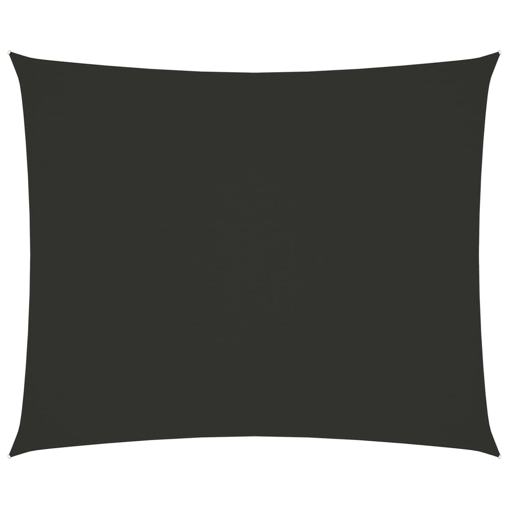 Zonnescherm Rechthoekig Oxford Stof Kleurig Antraciet 5 x 6 m