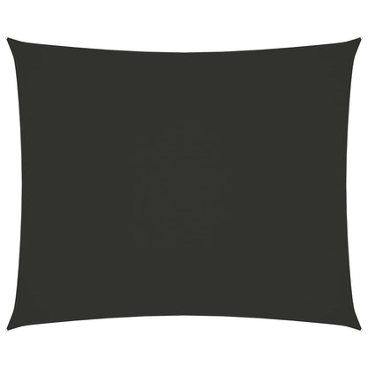 Zonnescherm Rechthoekig Oxford Stof Kleurig Antraciet 5 x 6 m