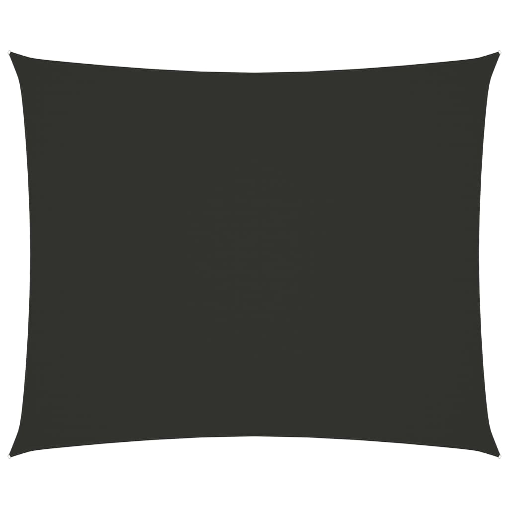 Zonnescherm Rechthoekig Oxford Stof Kleurig Antraciet 6 x 7 m