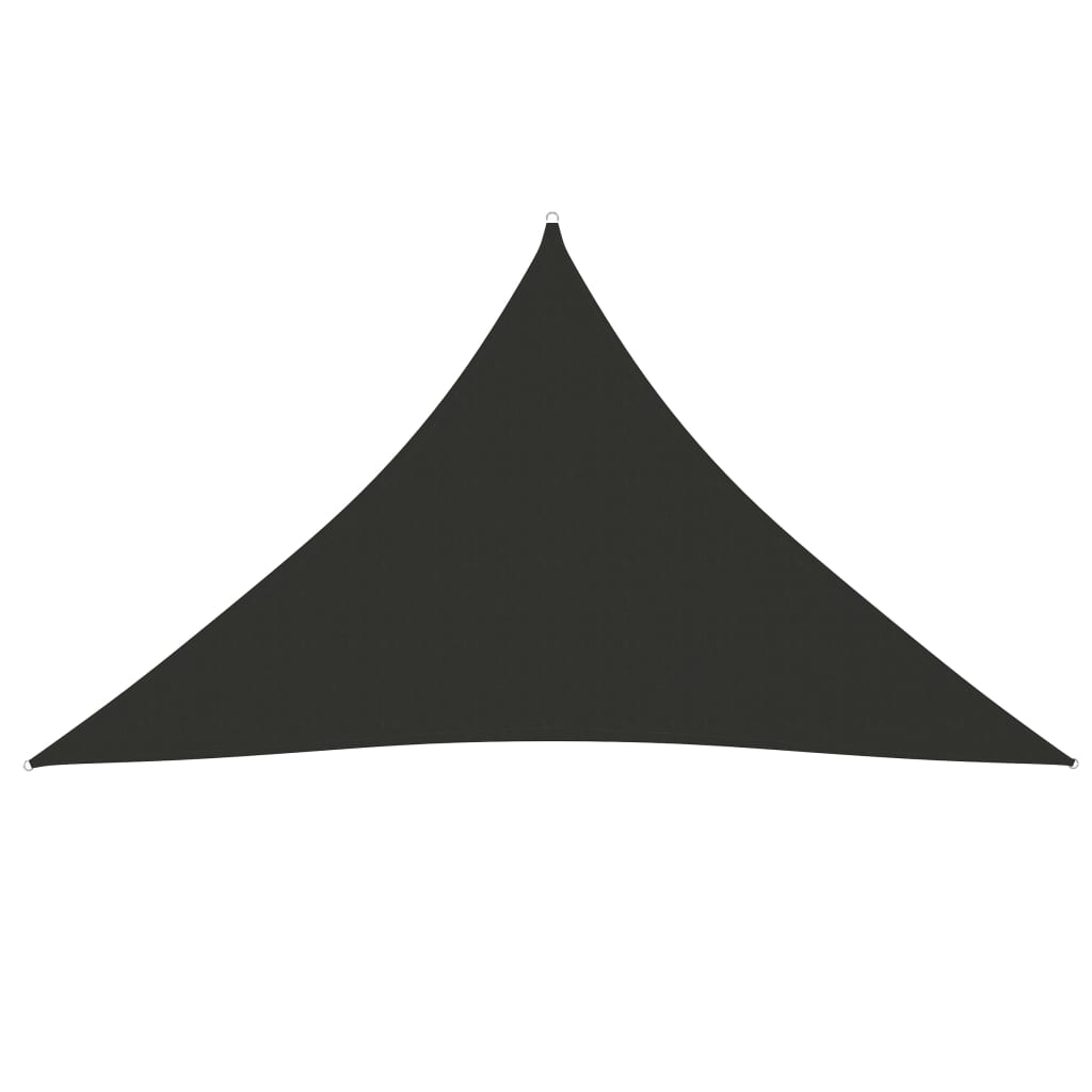 Zonnescherm Driehoekig 3,5X3,5X4,9 M Oxford Stof Kleur 3.5 x 3.5 x 4.9 m Antraciet