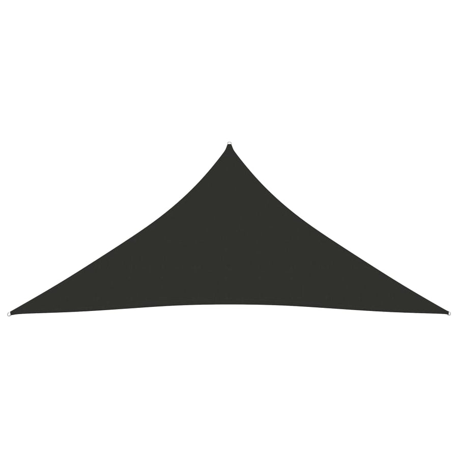 Zonnescherm Driehoekig Oxford Stof Kleurig 4 x 5 x 5 m Antraciet