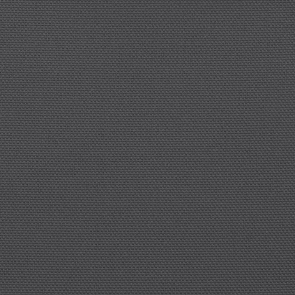 Zonnescherm driehoekig 5x7x7 m oxford stof antracietkleurig