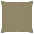 Zonnescherm vierkant 2,5x2,5 m oxford stof beige 2.5 x 2.5 m Beige