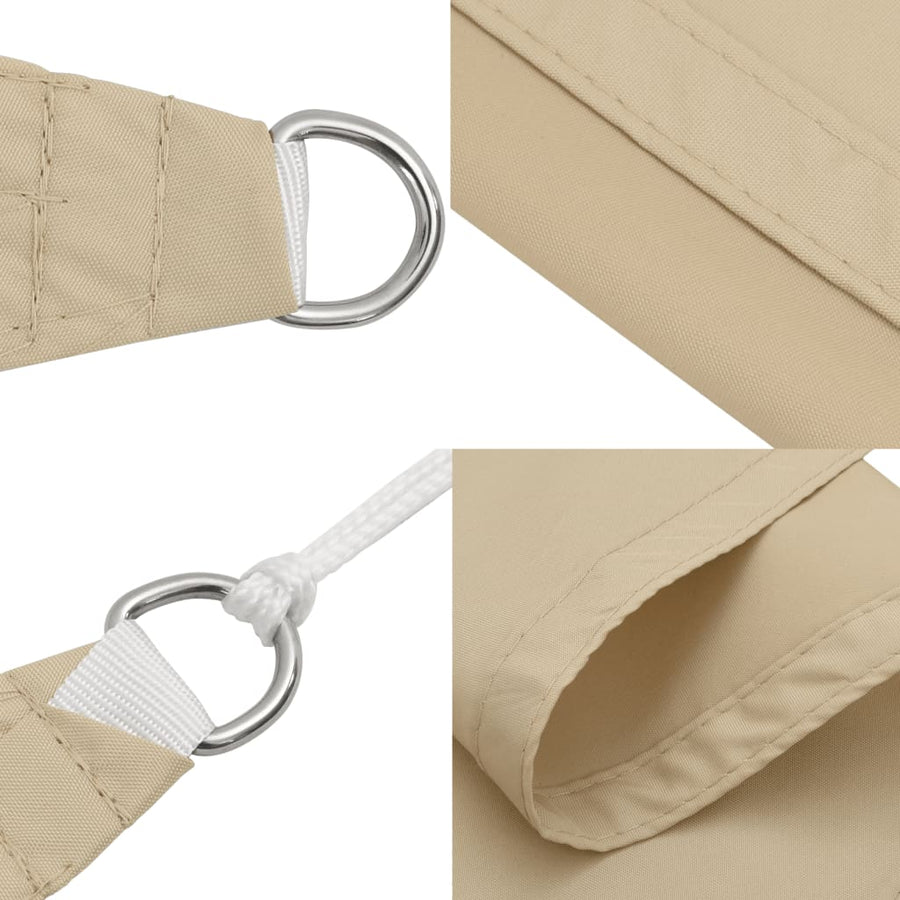 Zonnescherm Vierkant 2,5X2,5 M Oxford Stof Beige 2.5 x 2.5 m