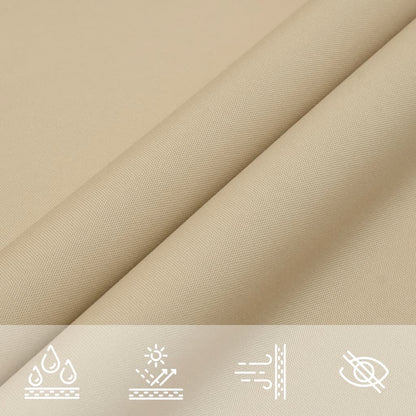 Zonnescherm Vierkant 2,5X2,5 M Oxford Stof Beige 2.5 x 2.5 m
